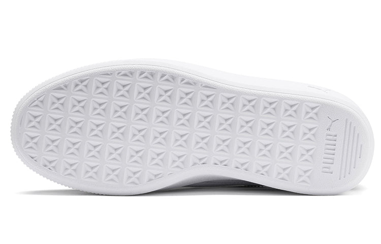 (WMNS) PUMA Vikky Stacked Casual Board Shoes Black/White 369143-08