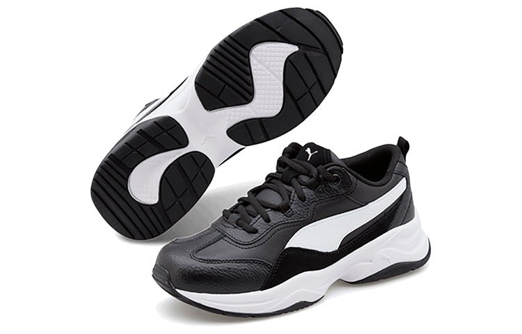 (WMNS) PUMA Cilia Lux 'Black White' 370282-17