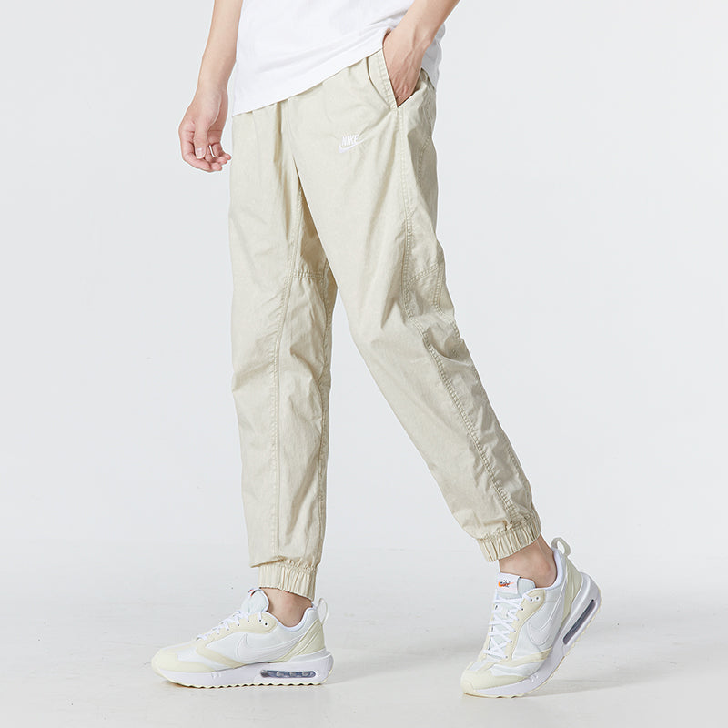 Men's Nike Solid Color Logo Casual Woven Sports Pants/Trousers/Joggers Autumn Khaki DQ4586-206