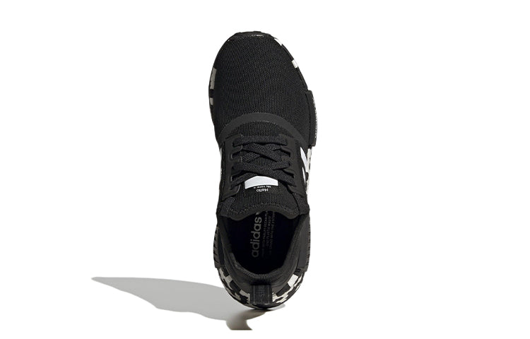 (GS) adidas originals NMD_R1 'Black White' GW9594
