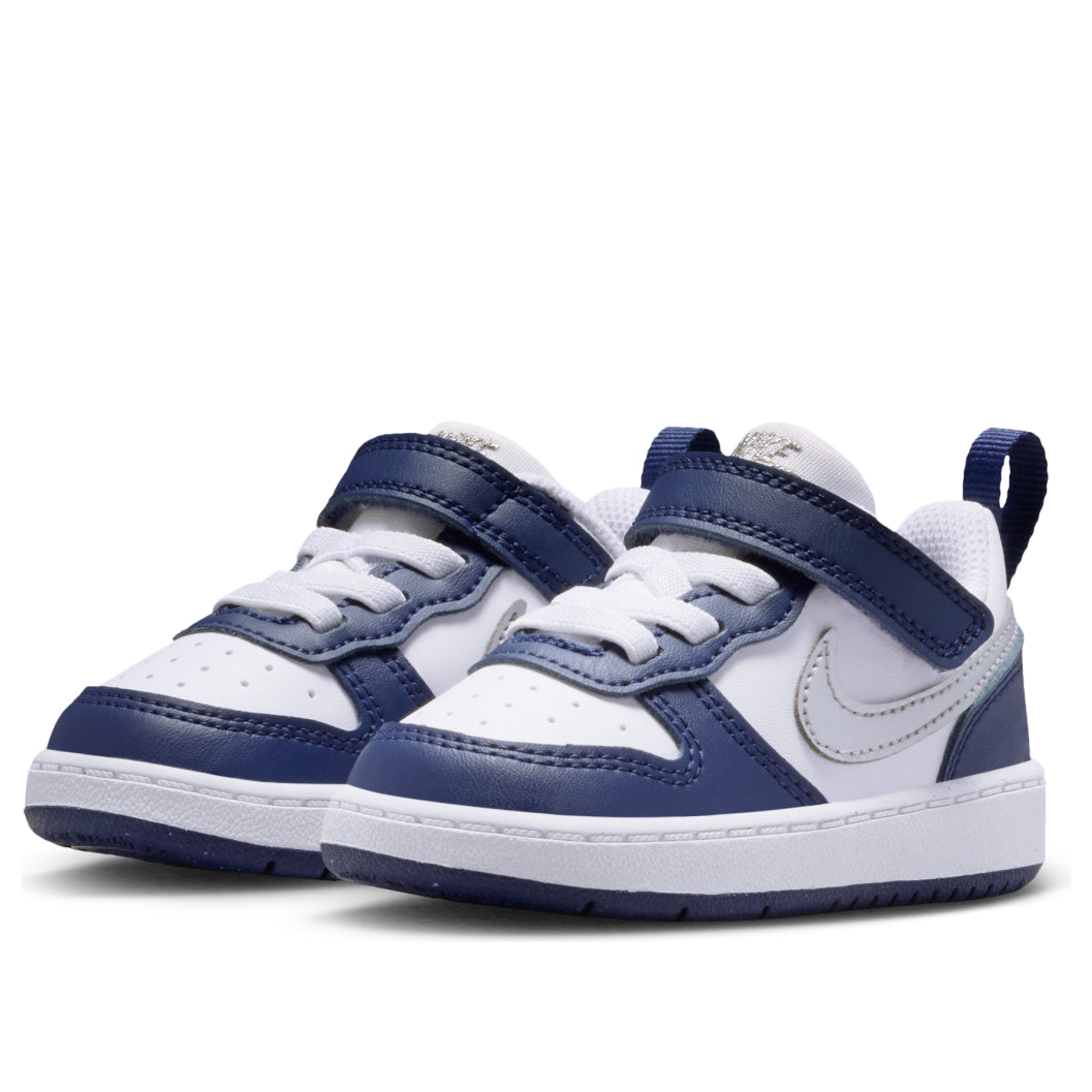 (TD) Nike Court Borough Low Recraft 'White Silver Navy'  DV5458-135