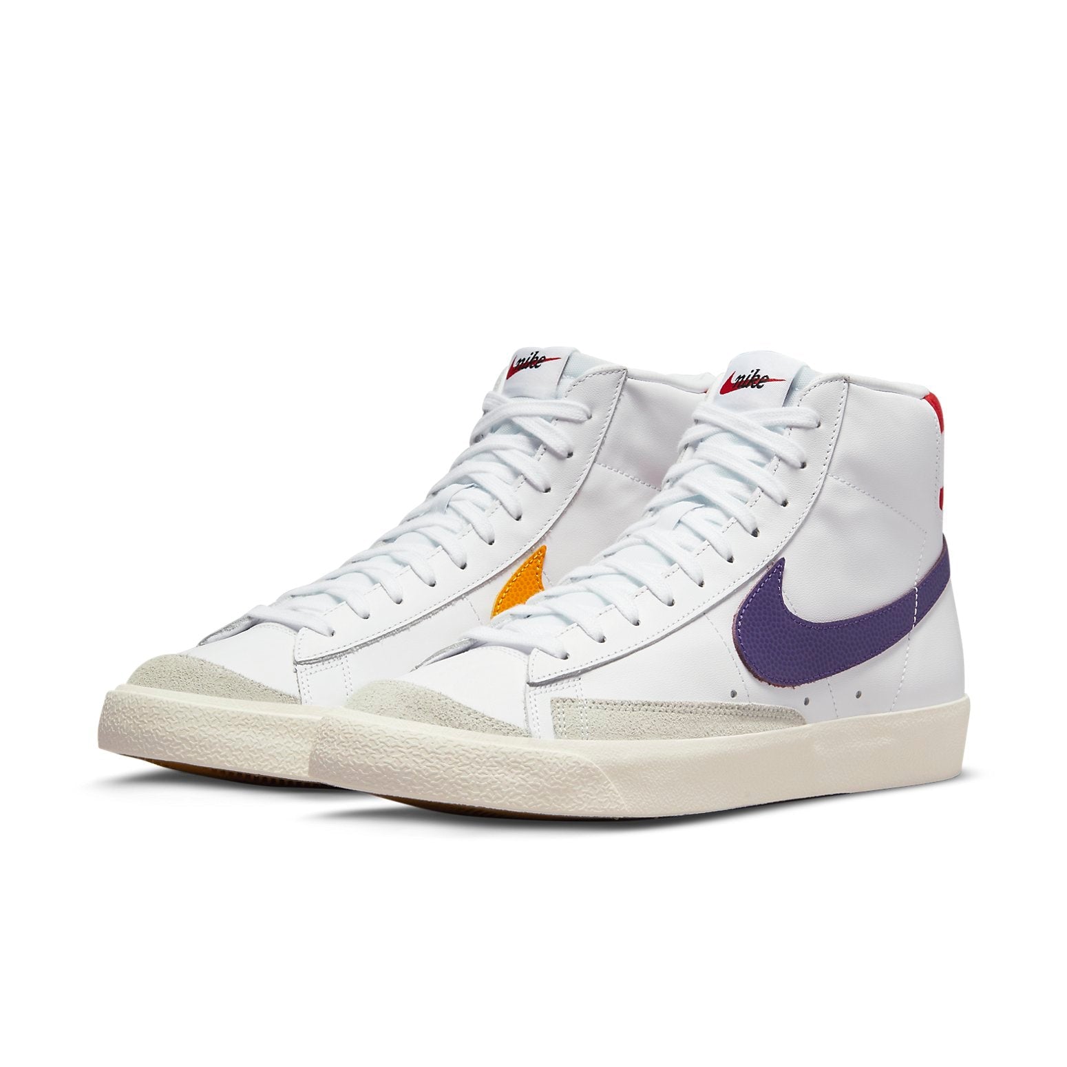 Nike Blazer Mid '77 Vintage 'Mismatched Basketball Leather Swooshes White' DQ7777-100