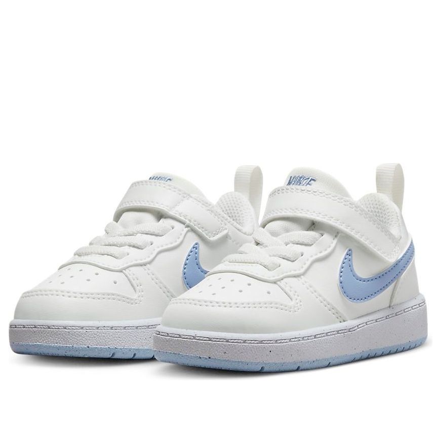 (TD) Nike Court Borough Low Recraft Shoes 'Summit White Cobalt Bliss' DV5458-103