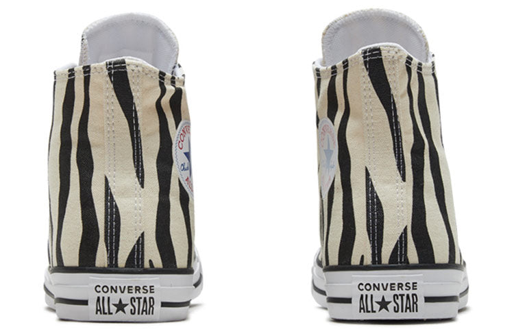 Converse Archive Print Chuck Taylor All Star High Top In Black/Greige 166258C