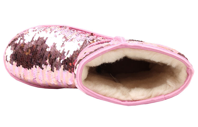 (WMNS) UGG Classic Short Sequin 'Pink' 1094982-PINK
