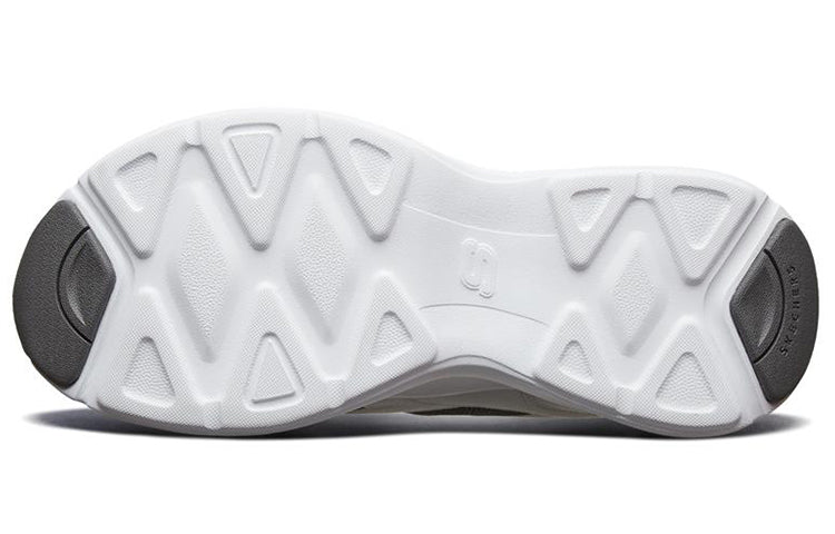 Skechers D'Lites Airy Low-Top Running Shoes White/Gray 999235-WGRY
