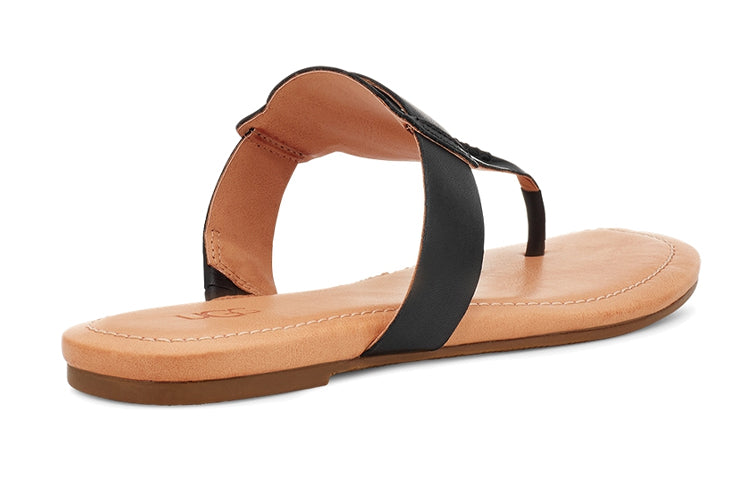(WMNS) UGG Gaila Black Brown Slippers 'Black Brown' 1119756-BLK