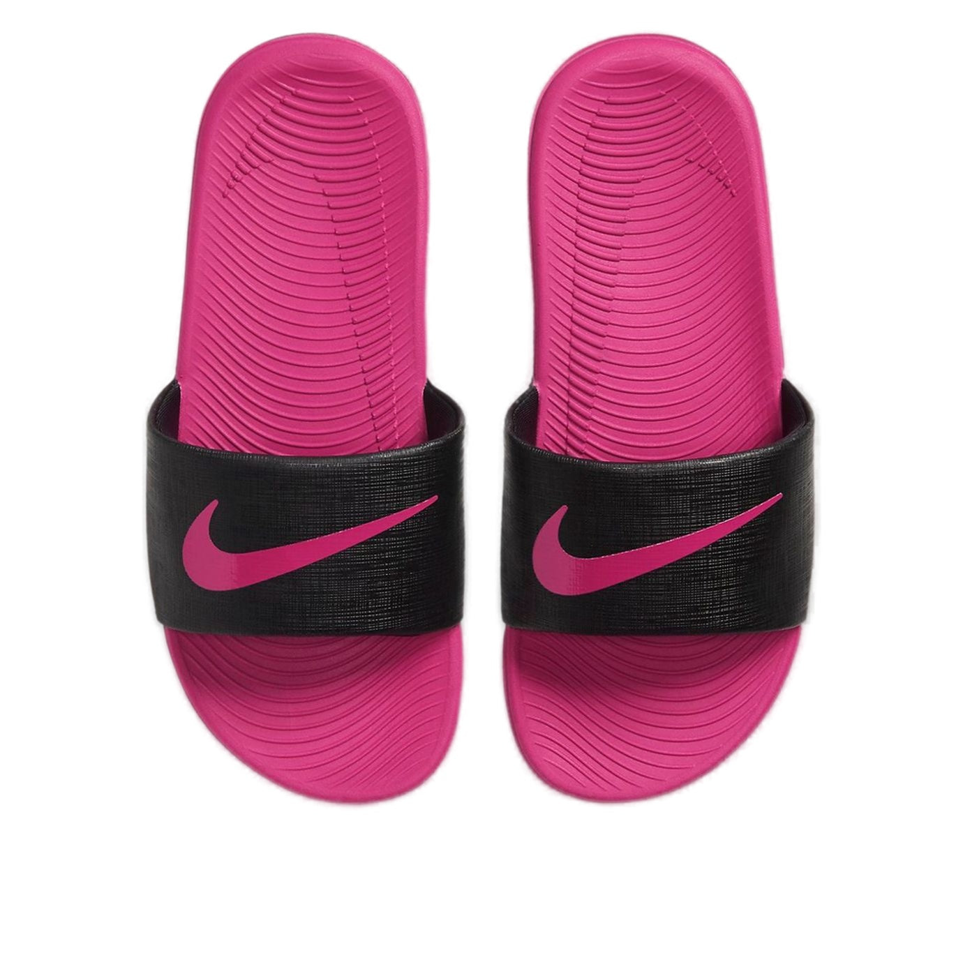 (GS) Nike Kawa 'Black Vivid Pink' DD8519-001