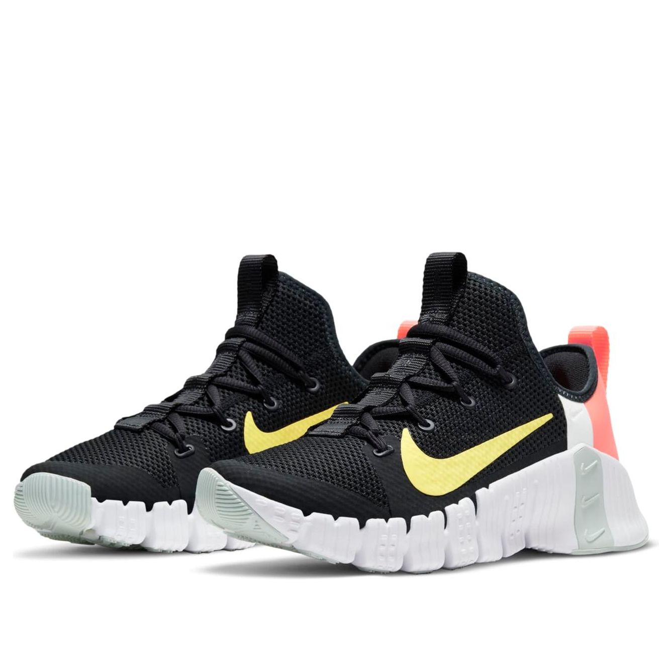 (WMNS) Nike Free Metcon 3 'Black Bright Mango' CJ6314-020