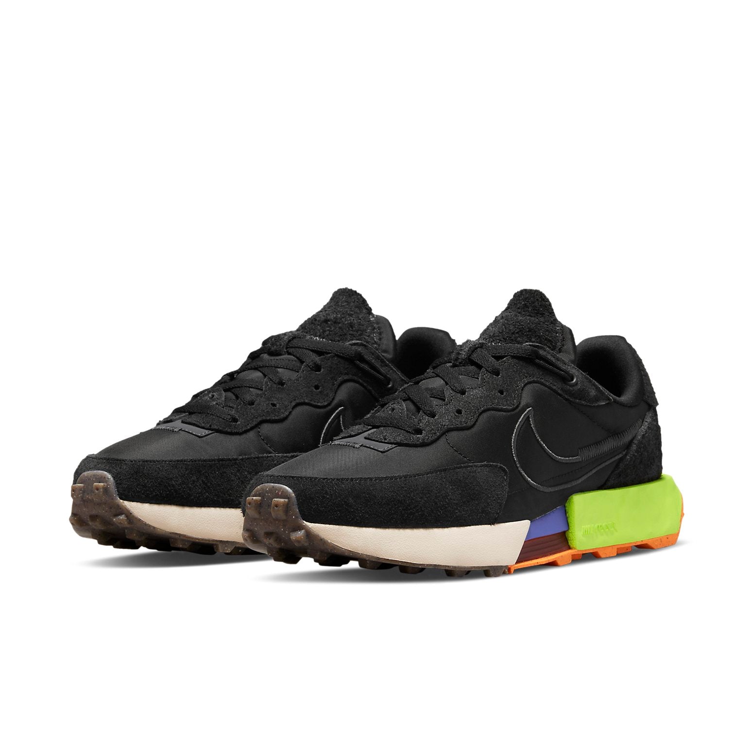 (WMNS) Nike Fontanka Waffle 'Black Volt' DC3579-001
