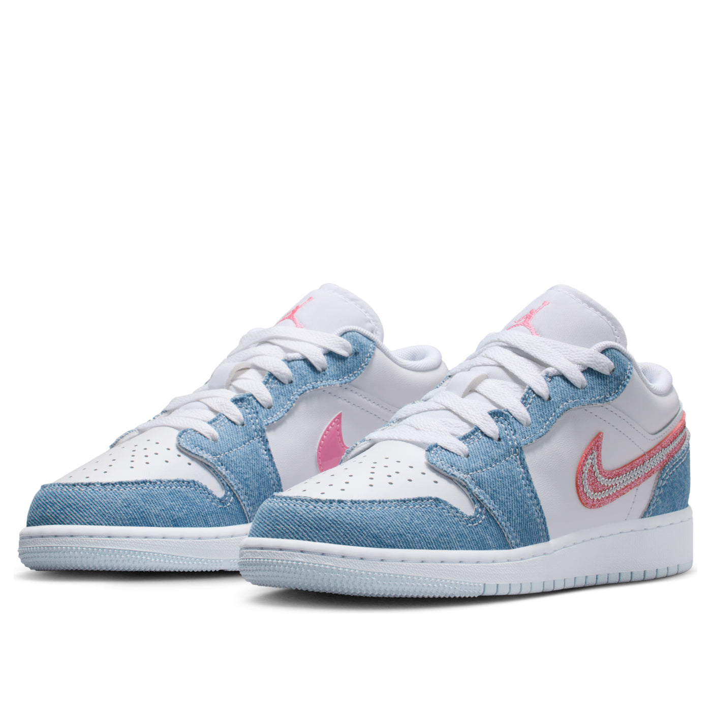 (GS) Air Jordan 1 Low SE 'Denim Sequin' HQ2001-400