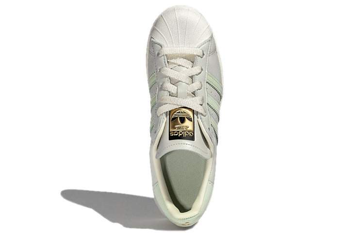 (WMNS) adidas originals Superstar 'Light Green' H00168