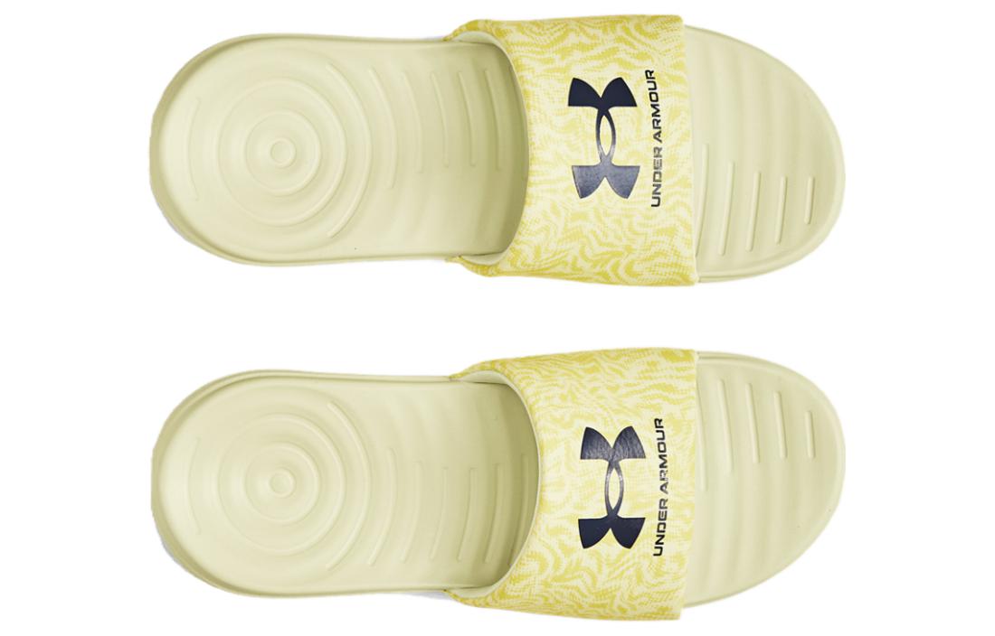 (WMNS) Under Armour Ansa Graphic Slide 'Lemon Ice' 3024436-304
