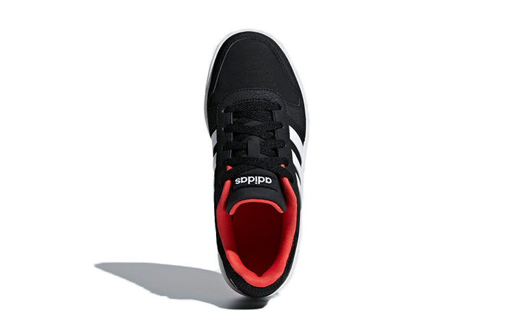 (GS) adidas Hoops 2.0 J 'Black White Red' B76067