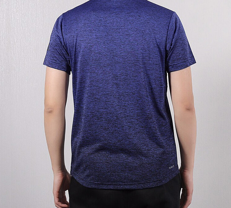 adidas FreeLift gradi Gradient Training Sports Short Sleeve Navy Blue DZ8495