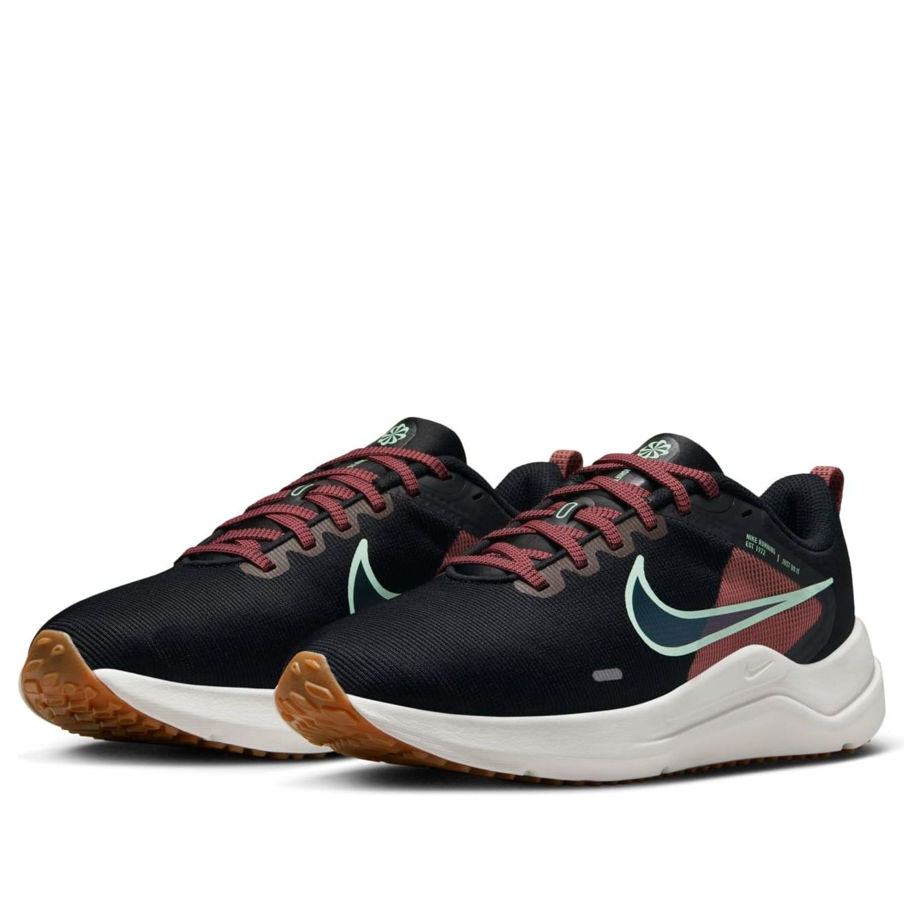 (WMNS) Nike Downshifter 12 'Black Canyon Rust Summit White Mint Foam' DD9294-007