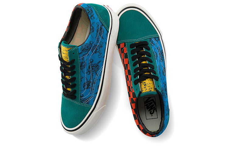 Vans Style 36 Blue Green Contrasting Colors Unisex 'Blue Green Black' VN0A38G22RT