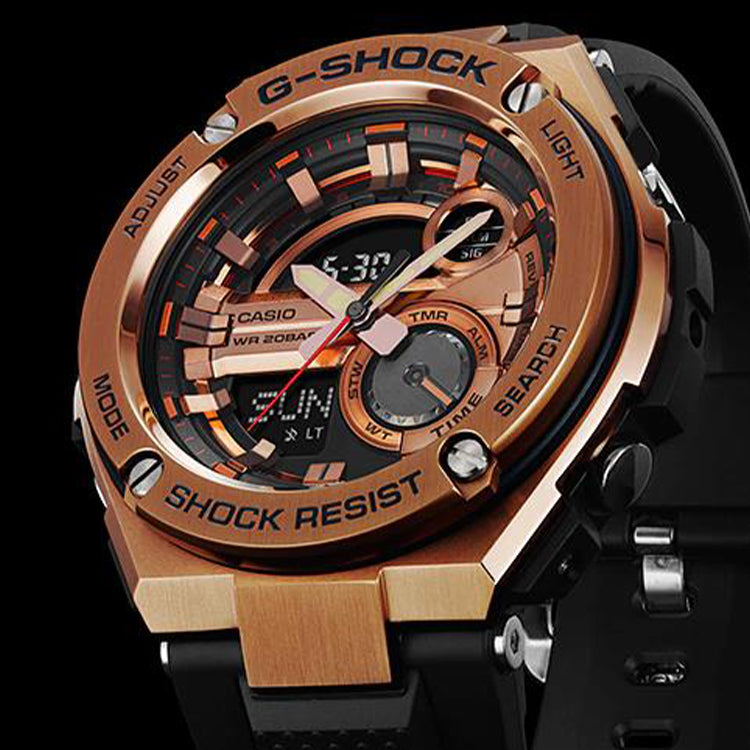 CASIO G-Shock G-Steel 'Black Gold' GST-210B-4A