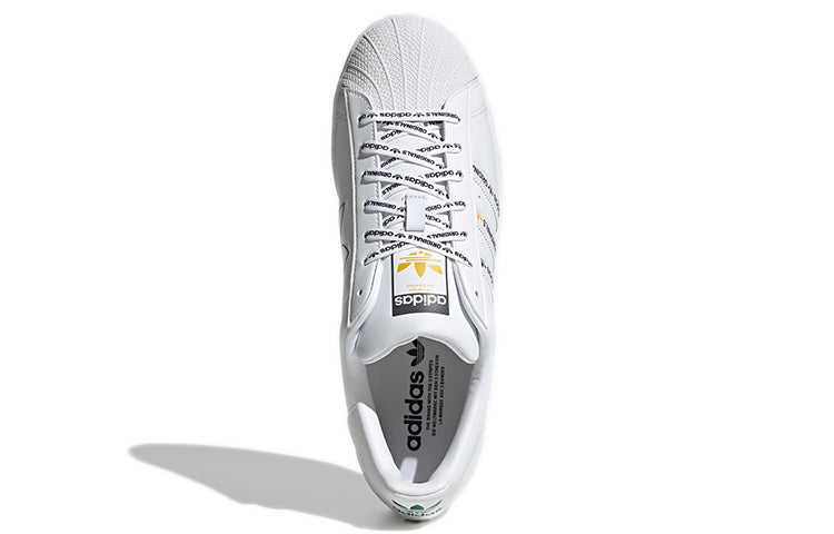 adidas Originals Superstar Shoes 'White Black Yellow' GX2990