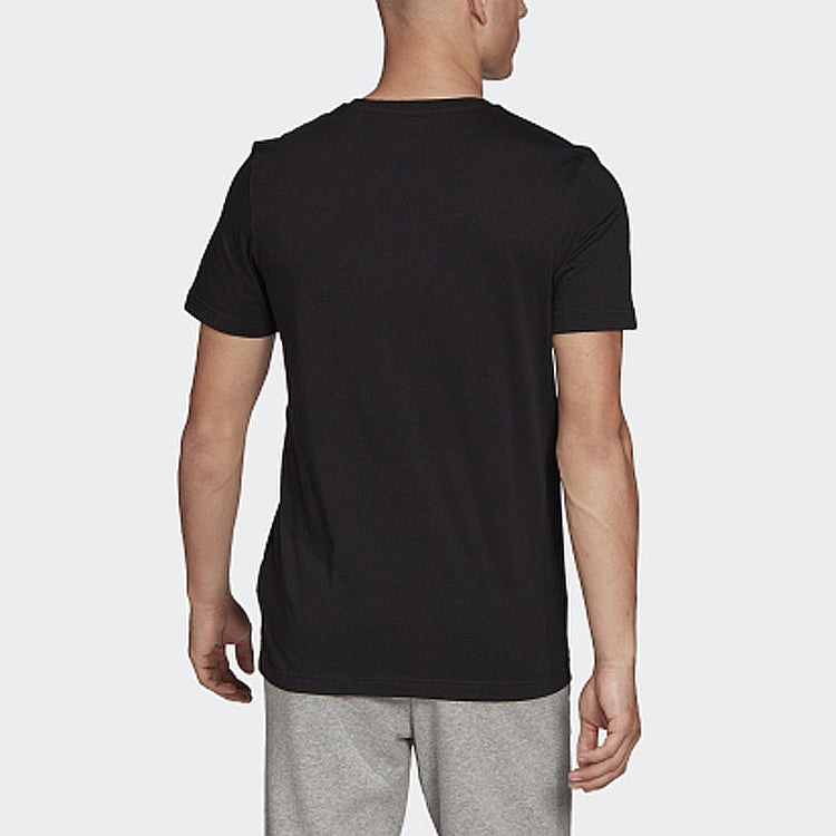 adidas Sports Stylish 8-bit Lineage Short Sleeve 'Black Teal' FN1744