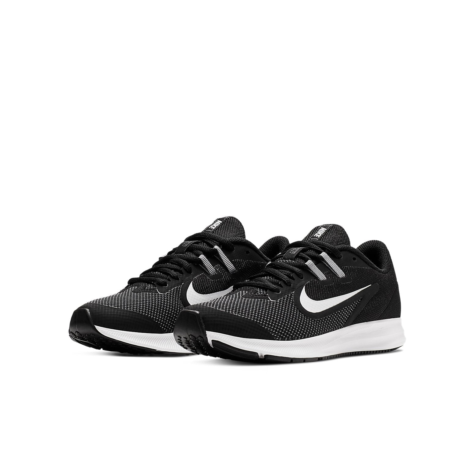 (GS) Nike Downshifter 9 'Black White' AR4135-002