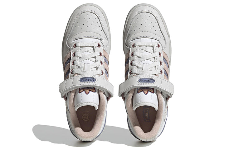 (WMNS) adidas originals Forum Low 'White Light Brown' IE1828