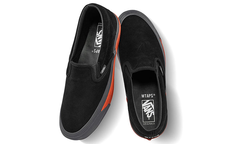 Vans WTAPS x Og Classic Slip-On Lx 'Black Red' VN0A45JK20E