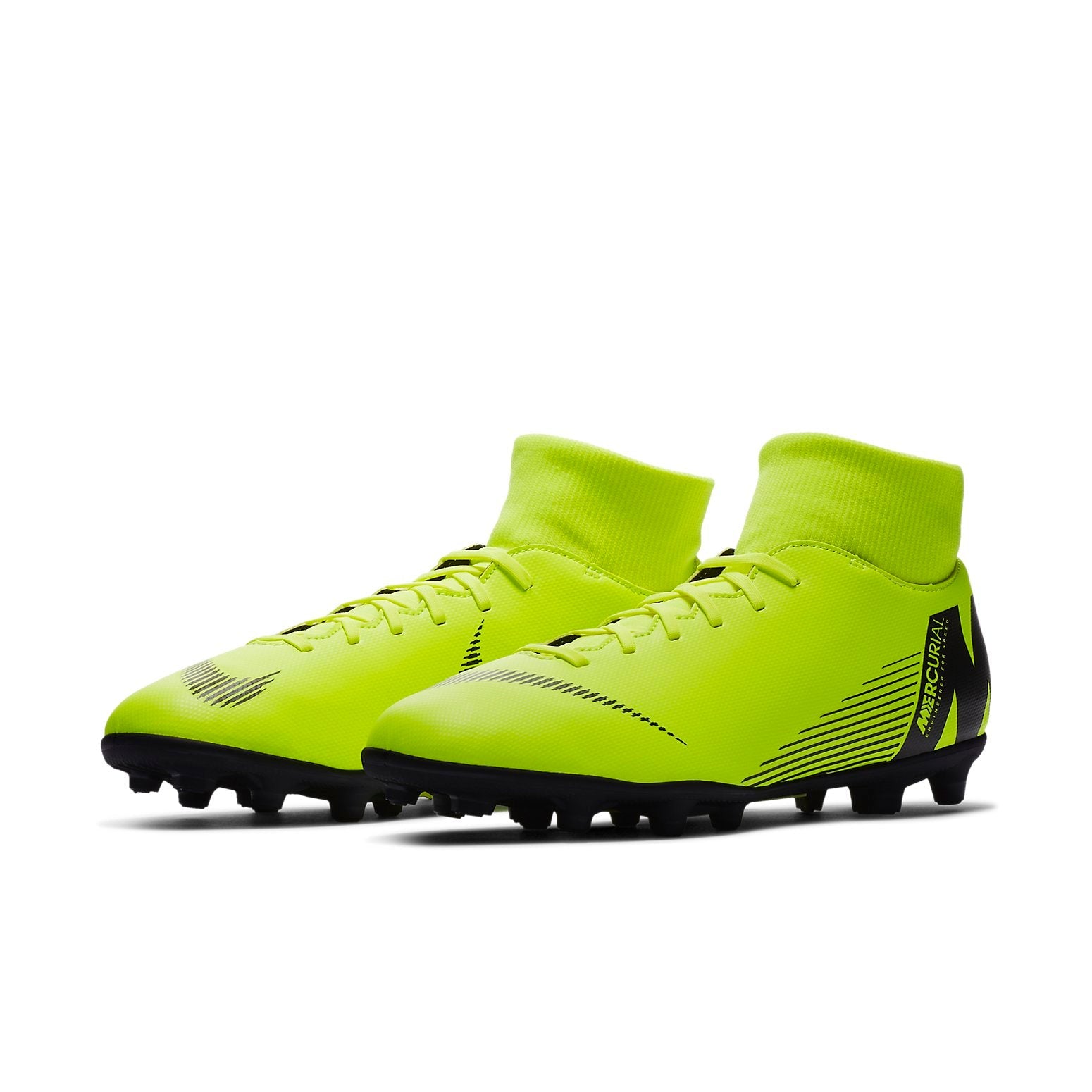 Nike Mercurial Superfly 6 Club FG MG 'Volt Black' AH7363-701
