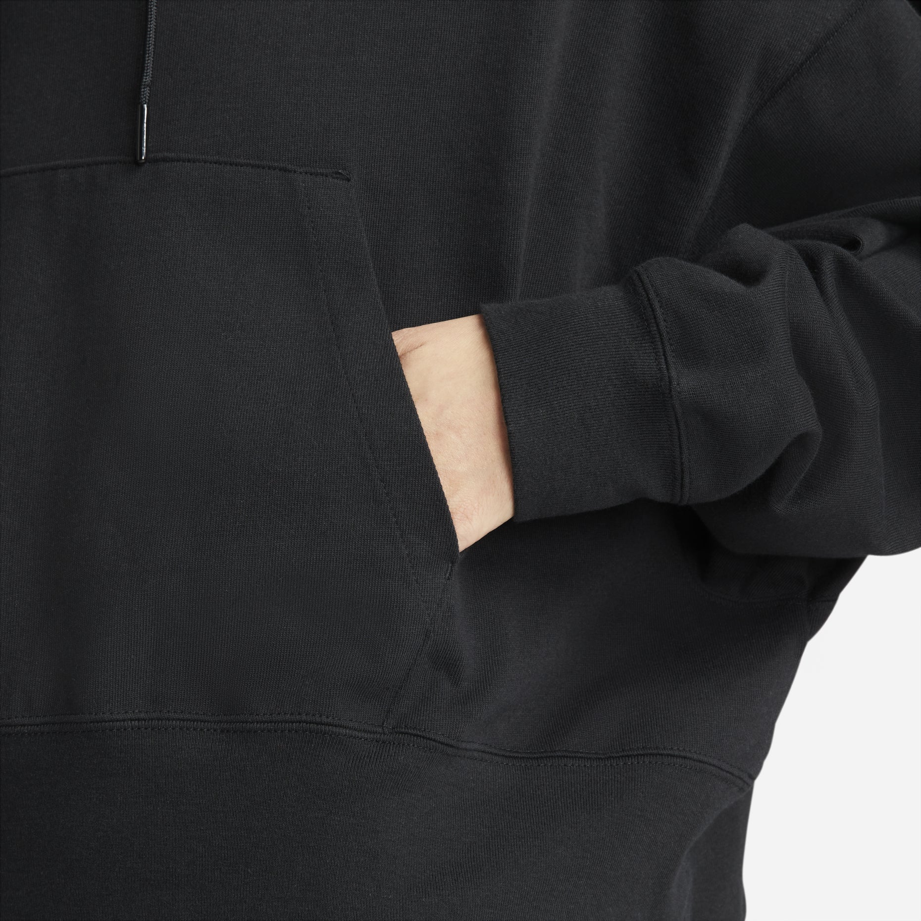 (WMNS) Nike Nsw Pullover Hoodie 'Black' DM6418-010