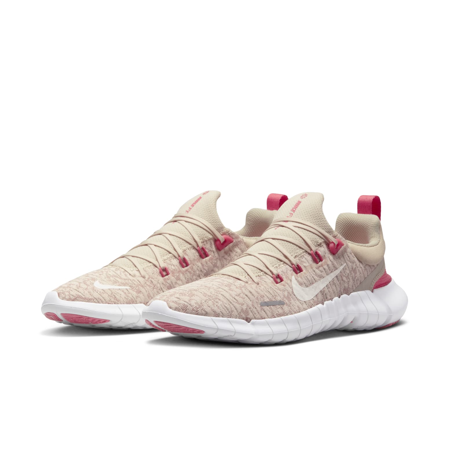 (WMNS) Nike Free Run 5.0 Next Nature 'Sanddrift Sea Coral' CZ1891-102