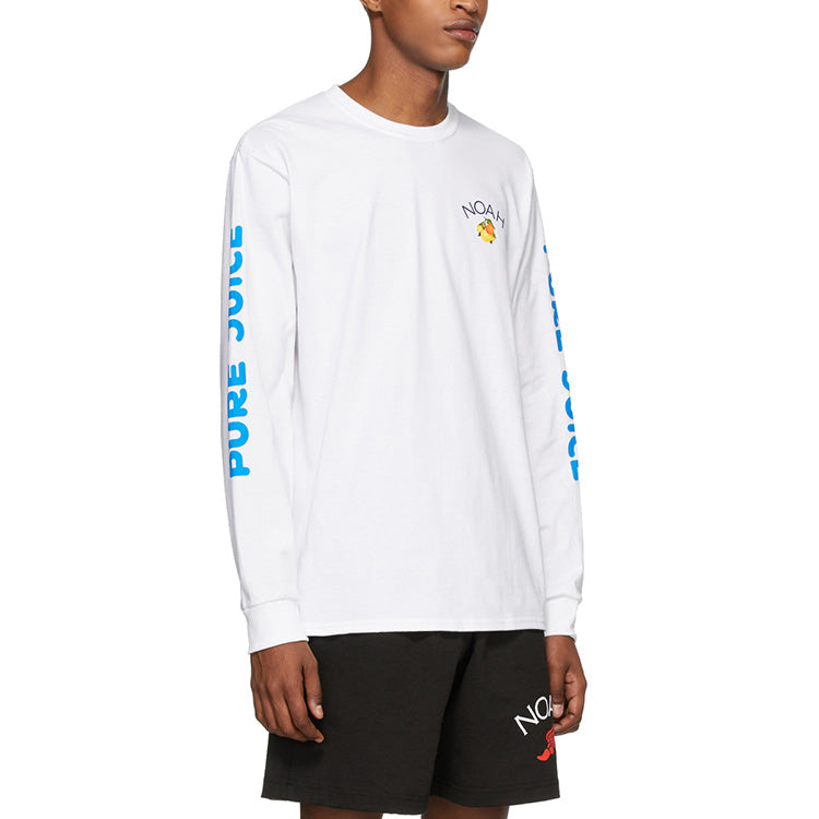 NOAH Pure Juice Ls Tee Fruit Long Sleeves Unisex White T14SS20WHT