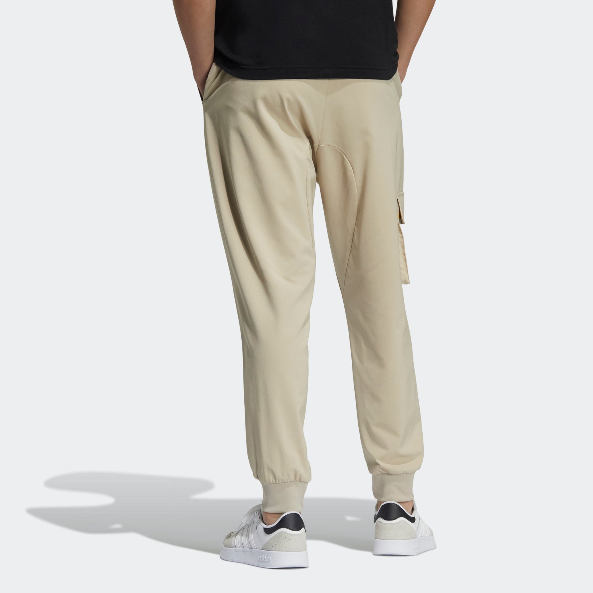 adidas neo M Ssjan Carg Tp Casual Sports Bundle Feet Woven Long Pants Khaki GP4846