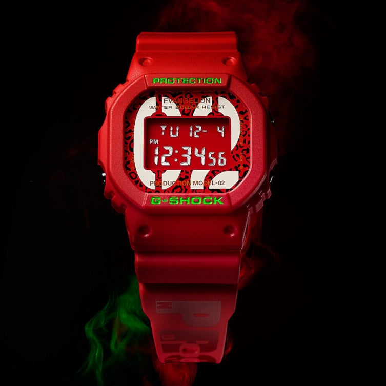 CASIO G-Shock Square 'Red' DW-5600-2