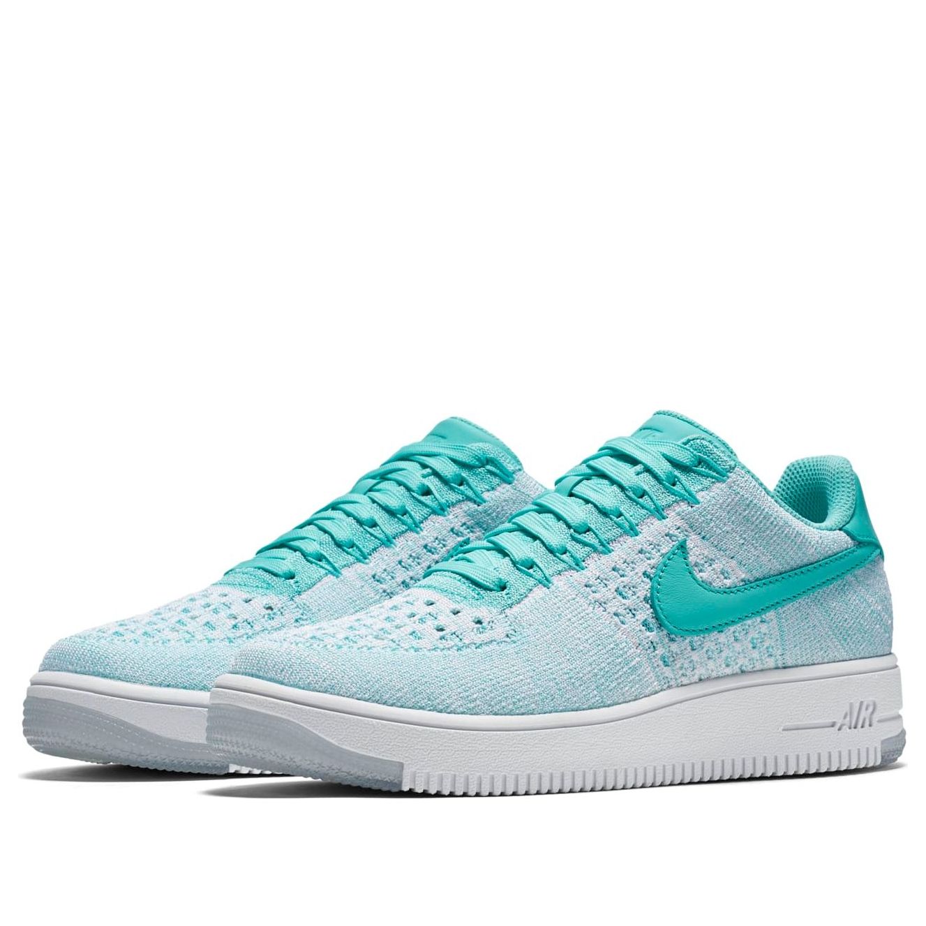 (WMNS) Nike Air Force 1 Flyknit Low 'Hyper Turquoise' 820256-300