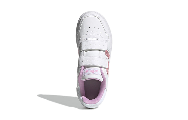 (PS) adidas Hoops 2.0 K 'White Pink' FY9461