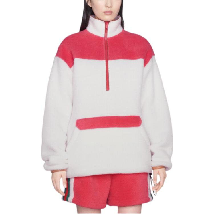 (WMNS) Gucci x The North Face Sweatshirt 'Off White Dark Pink' 673724-XJDUK-9799