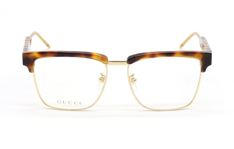 Gucci Simplicity Frame Glasses Optical Glasses BlackGold 'Black Gold' GG0605O
