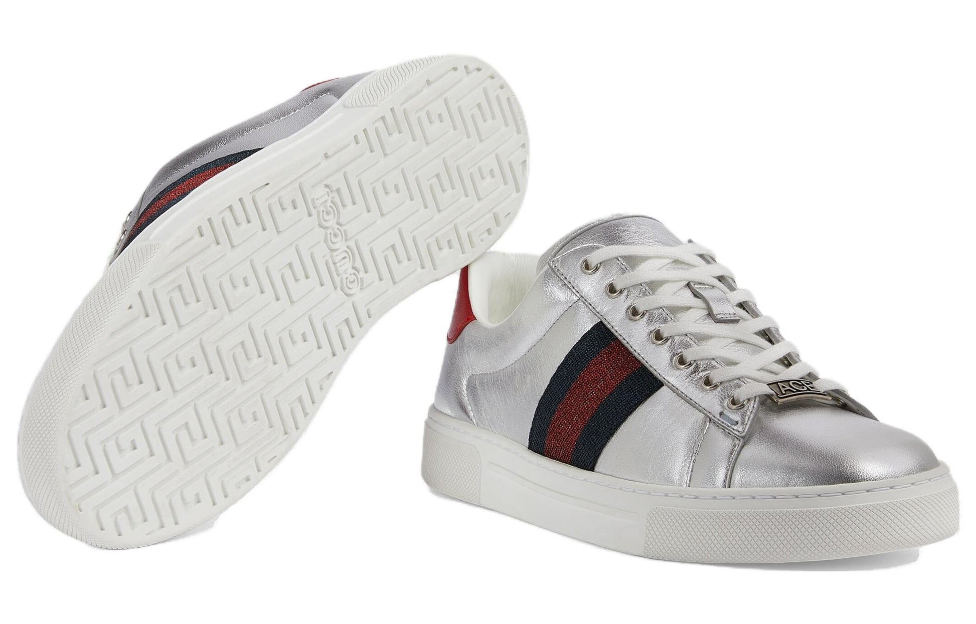 (WMNS) Gucci Ace 'Silver' 757944-AACPB-8148