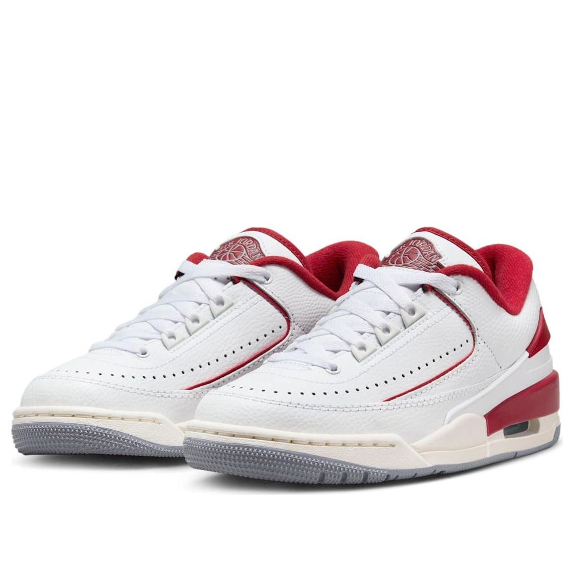 (GS) Air Jordan 2/3 'White Varsity Red' FD0384-161