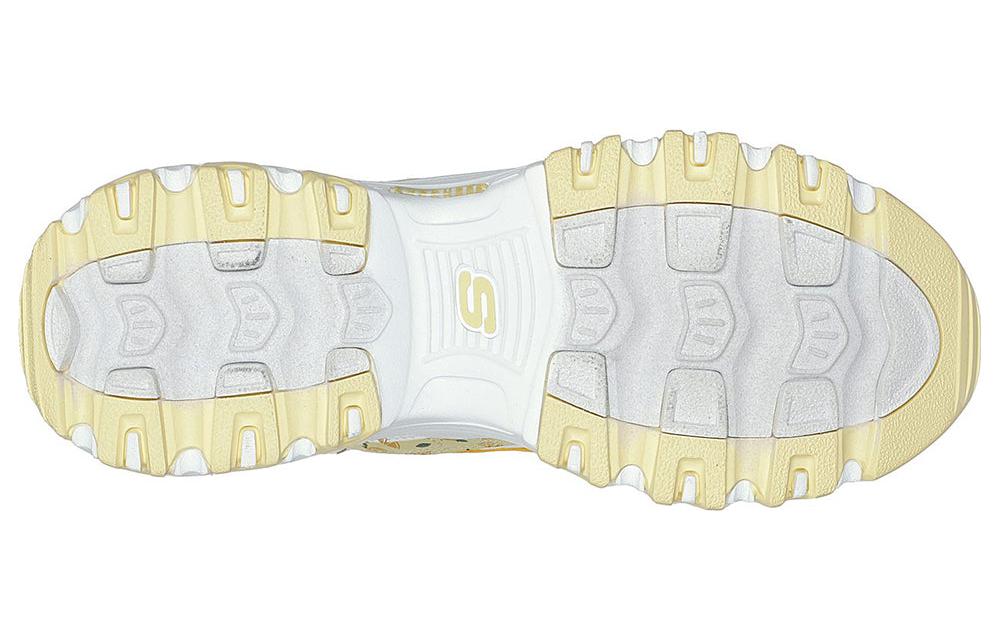 (WMNS) Skechers D'lites 1.0 Shoes 'White Yellow' 149641-WYL