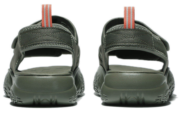 FILA Thick Sole Velcro Green Korean Version Unisex Sandals 1SM01562D_207