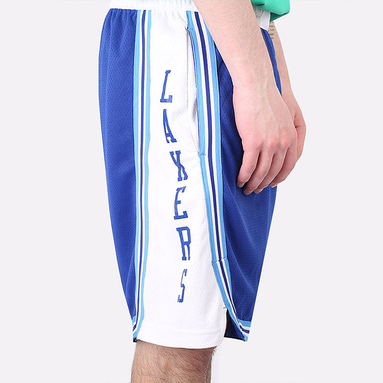 Nike Casual Sports Basketball Shorts 20-21 Season Lakers Blue CN1029-495