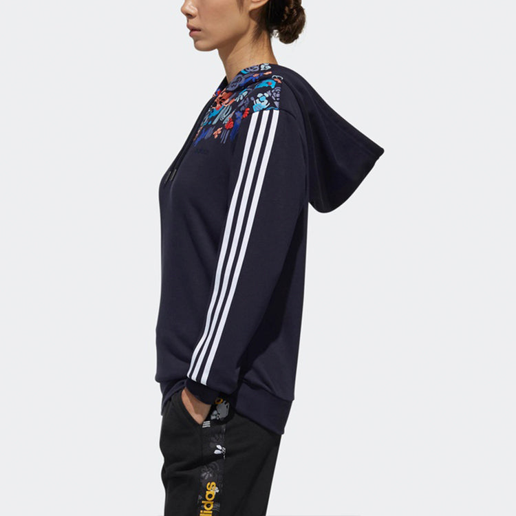 (WMNS) adidas neo Casual Sports Pullover Navy Blue DW7762