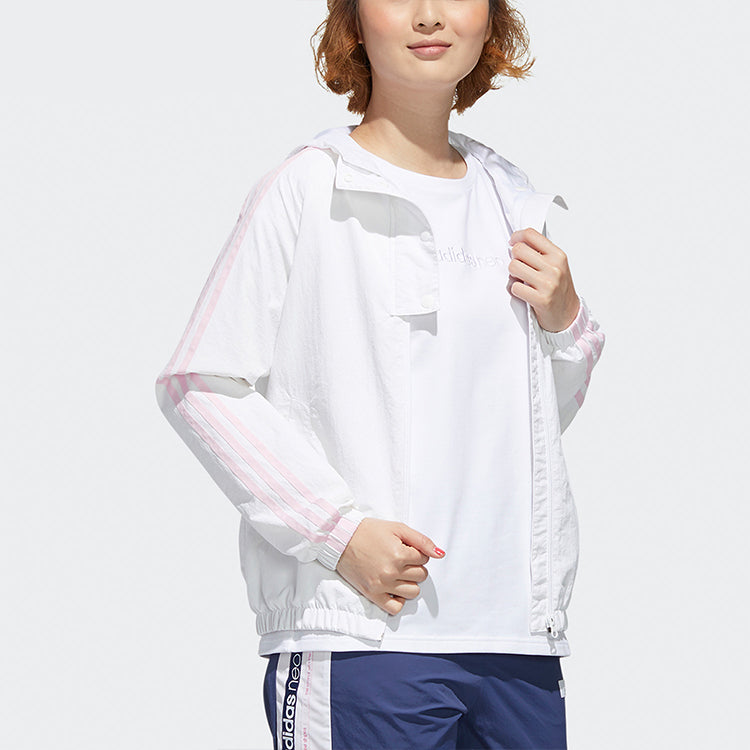 (WMNS) adidas neo Fav Sep Wb 2 Jacket White GP5867