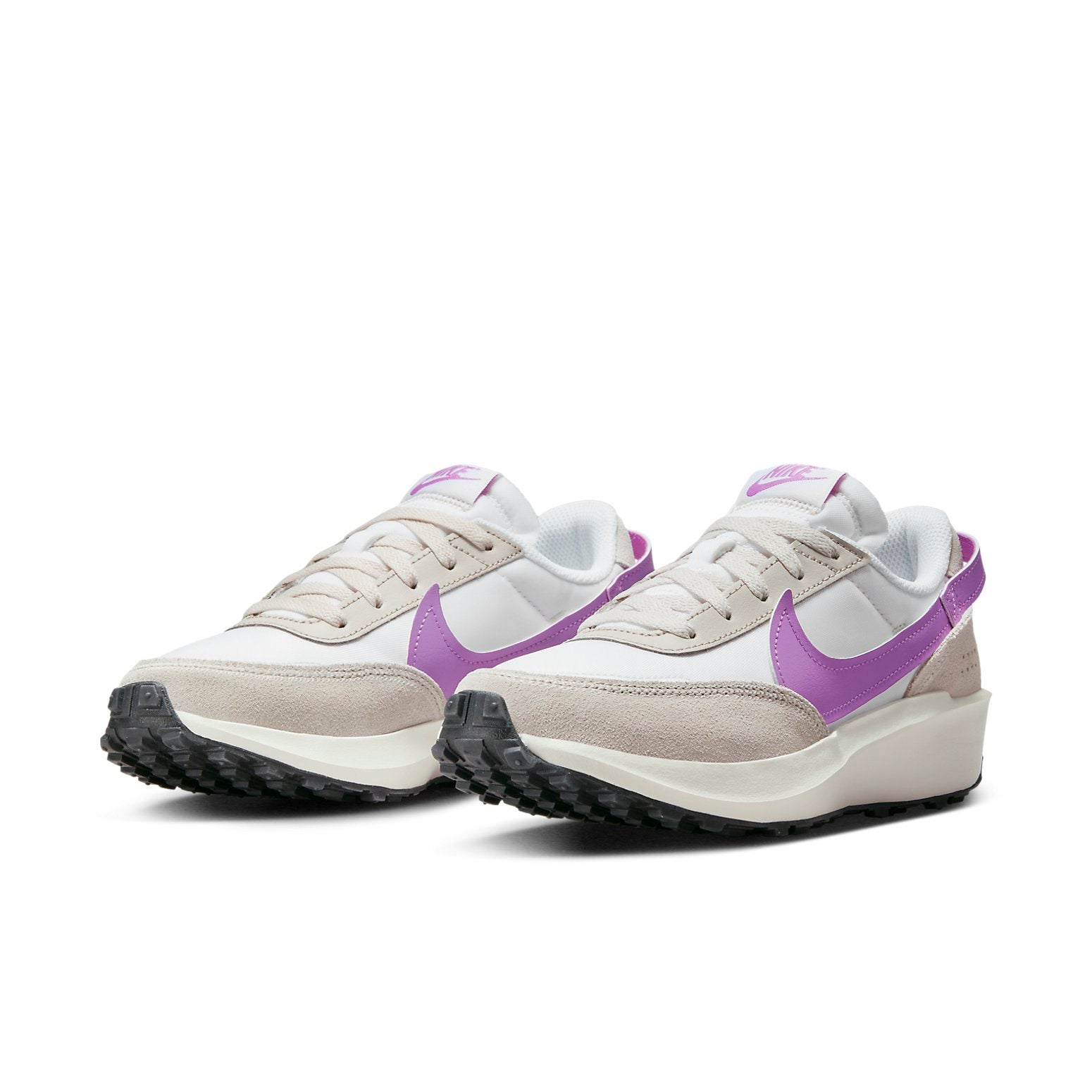 (WMNS) Nike Waffle Debut 'White Rush Fuchsia' DH9523-104