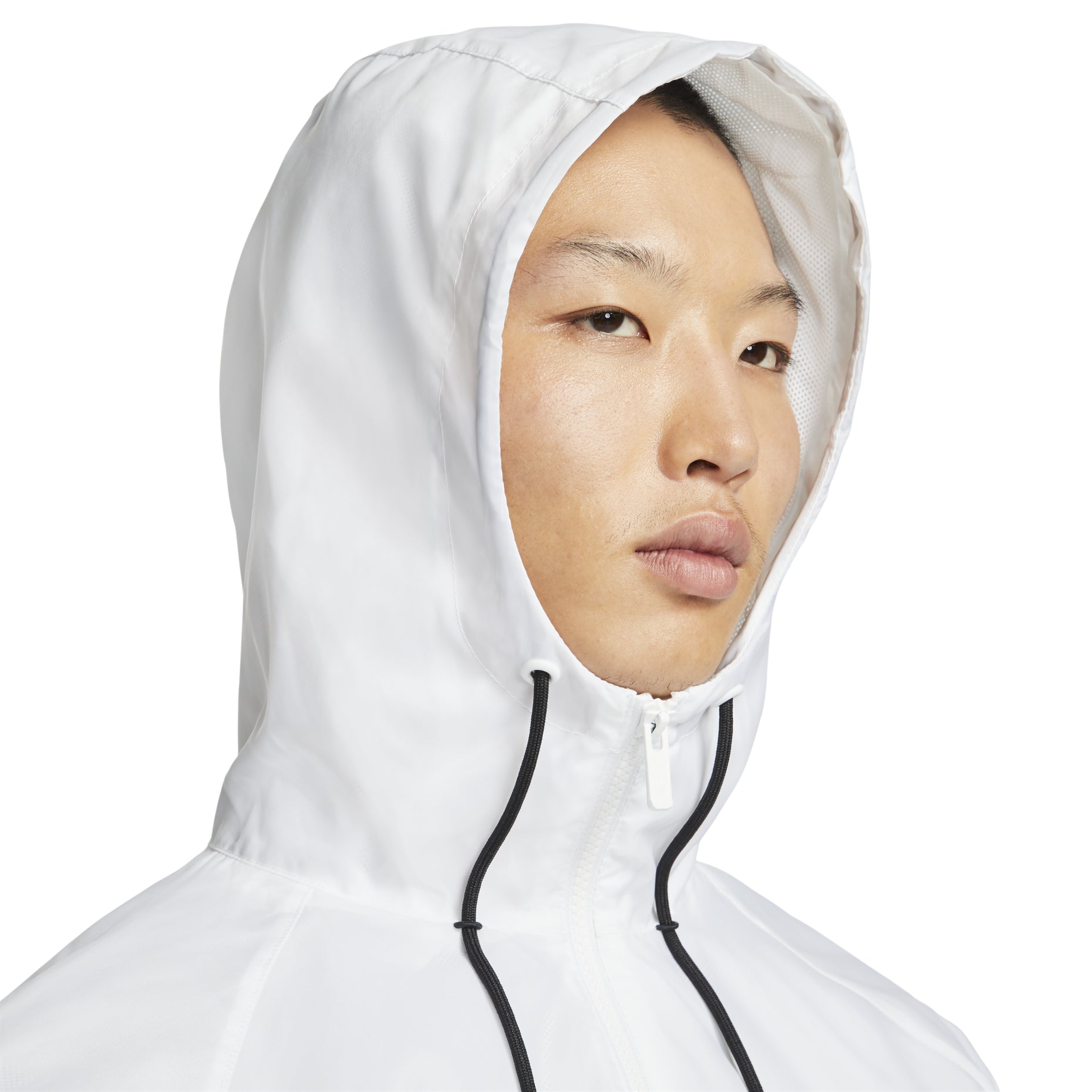 Nike Sportswear Windrunner Sports Training hooded Woven Jacket Gray White DA0002-084
