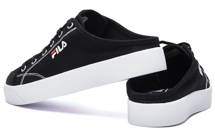 (WMNS) FILA CLASSIC KICKS MULE canvas shoes black F12W024421FBK