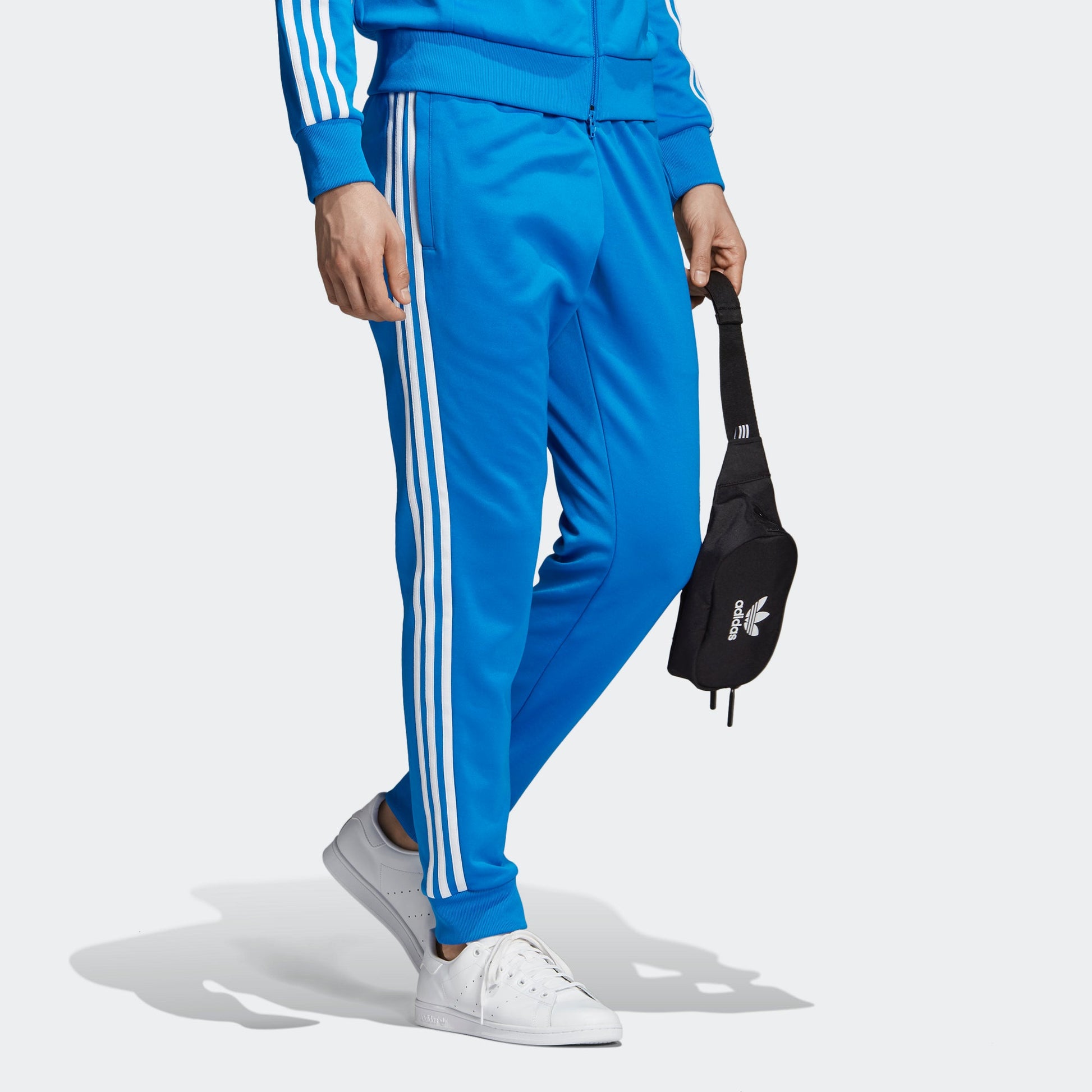 adidas Side Stripe Bundle Feet Sports Pants Blue ED6058