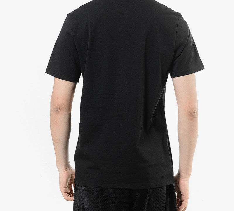 Air Jordan Air Alphabet Printing Sports Short Sleeve Black AR0054-010
