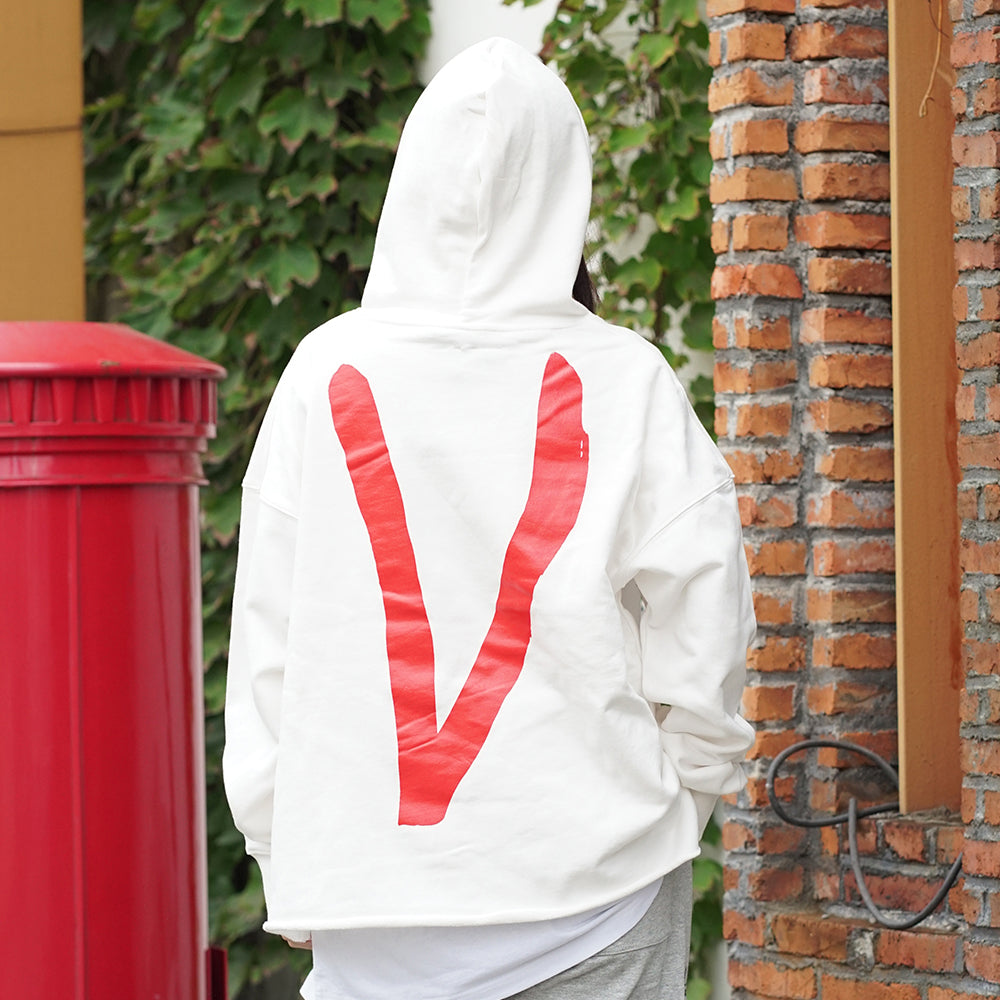 VLONE LOVE Printing Back Large Logo White Red HD-8